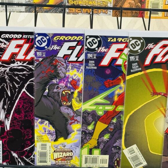 The Flash 185-196 200 lot (Volume 2 DC) Wally West Scott Kolins - Picture 6 of 7